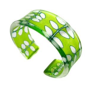 Lime Box 25 mm cuff | Recycled Plastic