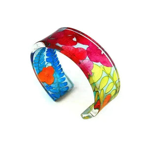 Ghibli | Narrow Cuff | Recycled Perspex Sue Gregor