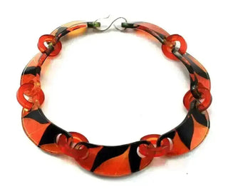 Ginger Skeleton Leaf | Chunky Chain Sue Gregor