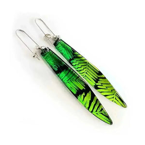 Green Dip-Dye Conifer | Drop Earrings Sue Gregor