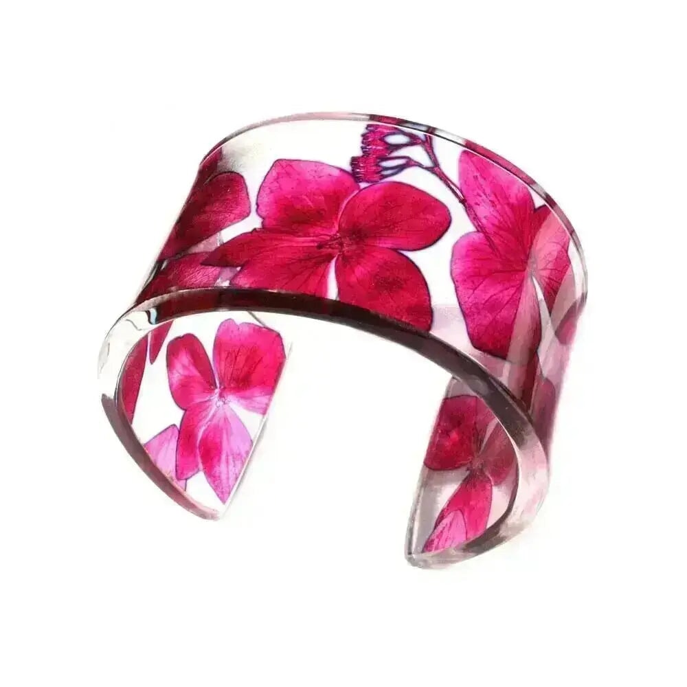 Pink Hydrangea | Wide Cuff Sue Gregor