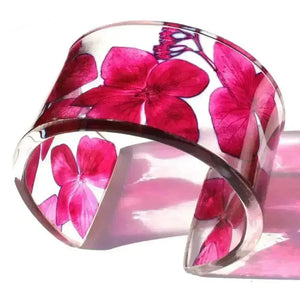 Pink Hydrangea | Wide Cuff Sue Gregor