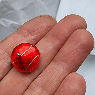 Red Skeleton Leaf | Stud Earrings earring Sue Gregor 