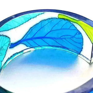 Turquoise Whitebeam | Narrow Cuff | Recycled Perspex Sue Gregor